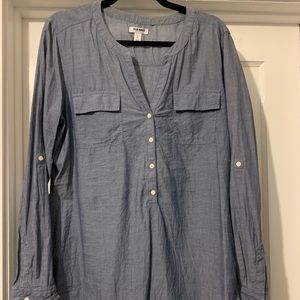 Old navy thin denim blouse